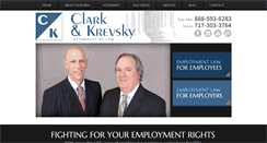 Desktop Screenshot of clark-krevskylaw.com